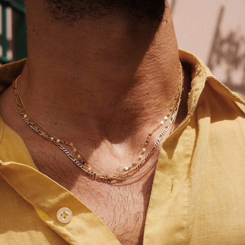 Collana d'oro piccola e di classe per uomo| Nude Choker  | LIL Milan