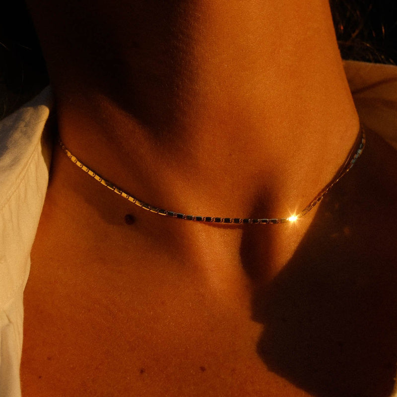 Collana in oro massiccio impilabile | Glimmer | Lil Milan